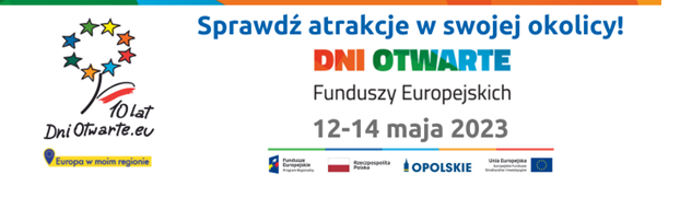 logo DOFE wraz z datą 12-14.05.2023 r.